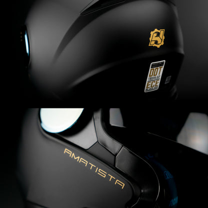 AMETHYST BLACK HELMET | Matte Finish