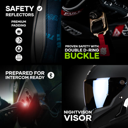 BLACK PEARL BLACK HELMET | Matte Finish