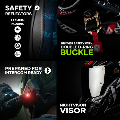 BLACK PEARL WARRIOR HELMET | Glossy Finish