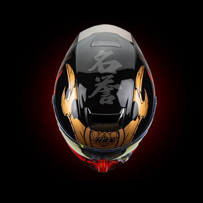BLACK PEARL RED SHOGUN HELMET | Glossy Finish