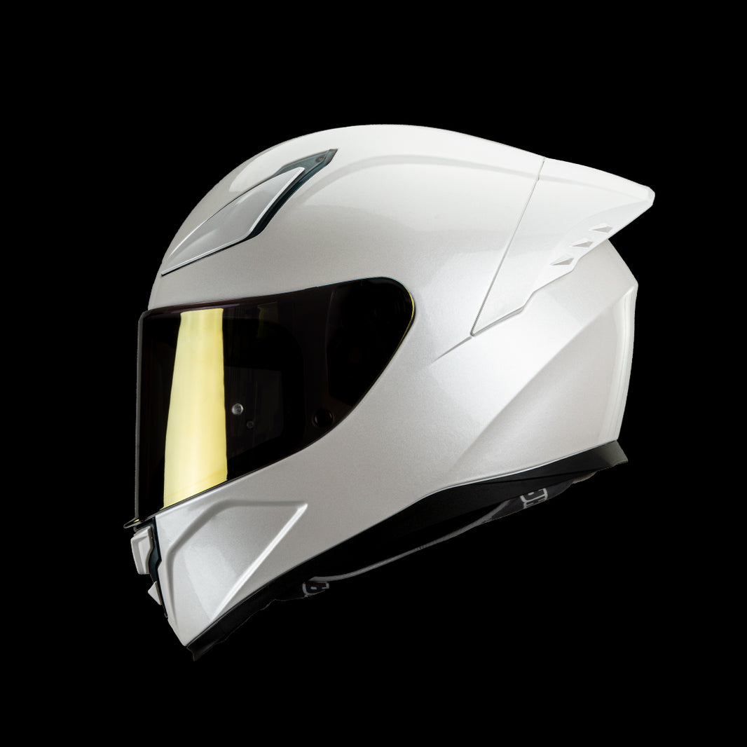 ONIX PEARL WHITE HELMET | Glossy Finish