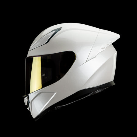 ONIX PEARL WHITE HELMET | Glossy Finish