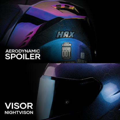 FORCE CARBON AURORA SNAKE | Glossy Finish