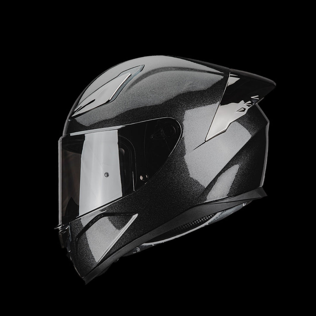 ONIX SPARKLE BLACK HELMET | Glossy Finish