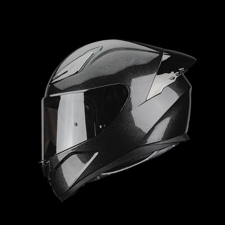 ONIX SPARKLE BLACK HELMET | Glossy Finish