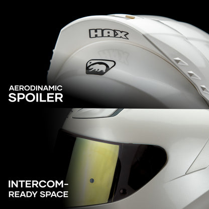 ONIX PEARL WHITE HELMET | Glossy Finish