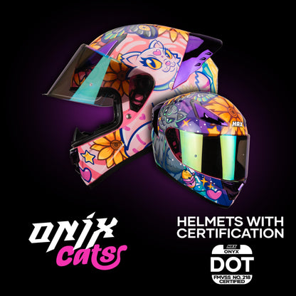 ONIX CATS HELMET | Glossy Finish