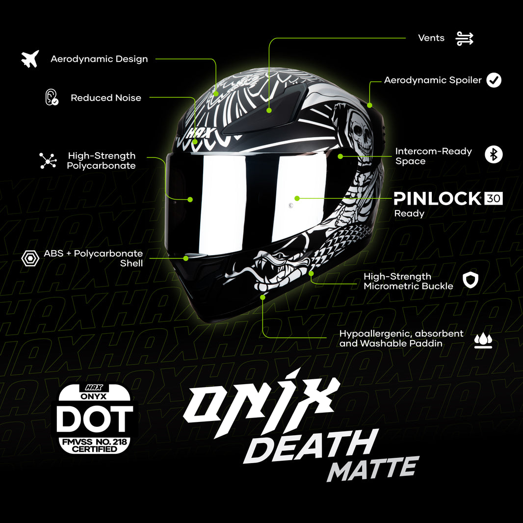 ONIX DEATH MATTE HELMET