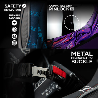 ONIX PURPLE GHOST HELMET | Glossy Finish