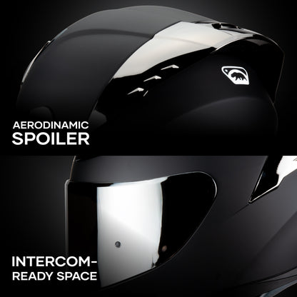 ONIX BLACK MATTE HELMET