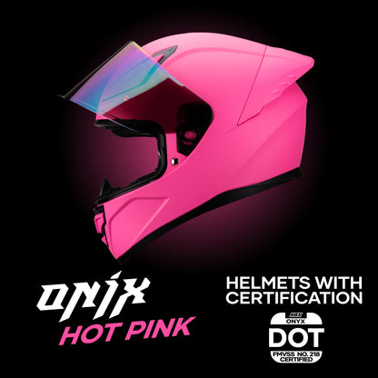 ONIX HOT PINK HELMET | Matte Finish