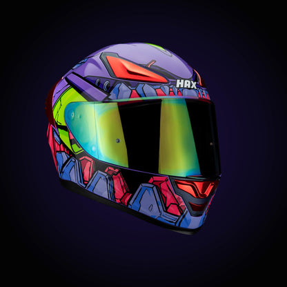ONIX PURPLE MECHA HELMET | Glossy Finish