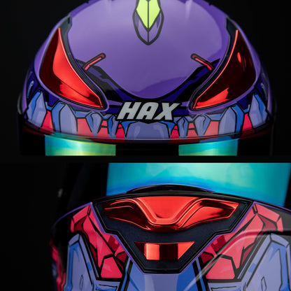 ONIX PURPLE MECHA HELMET | Glossy Finish