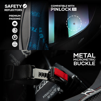 ONIX BLACK HELMET | Glossy Finish