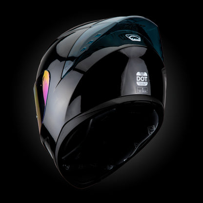 ONIX BLACK HELMET | Glossy Finish