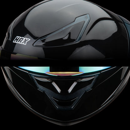 ONIX BLACK HELMET | Glossy Finish
