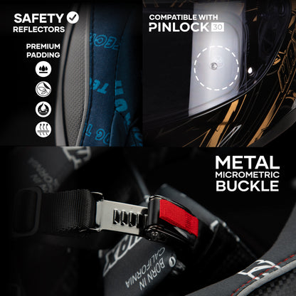 ONIX RAPHA GOLD HELMET | Glossy Finish