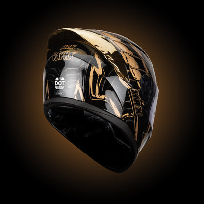 ONIX RAPHA GOLD HELMET | Glossy Finish