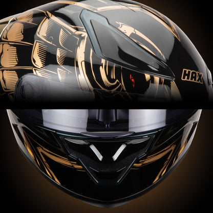 ONIX RAPHA GOLD HELMET | Glossy Finish