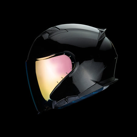 EMERALD BLACK SPARKLE HELMET | Glossy Finish
