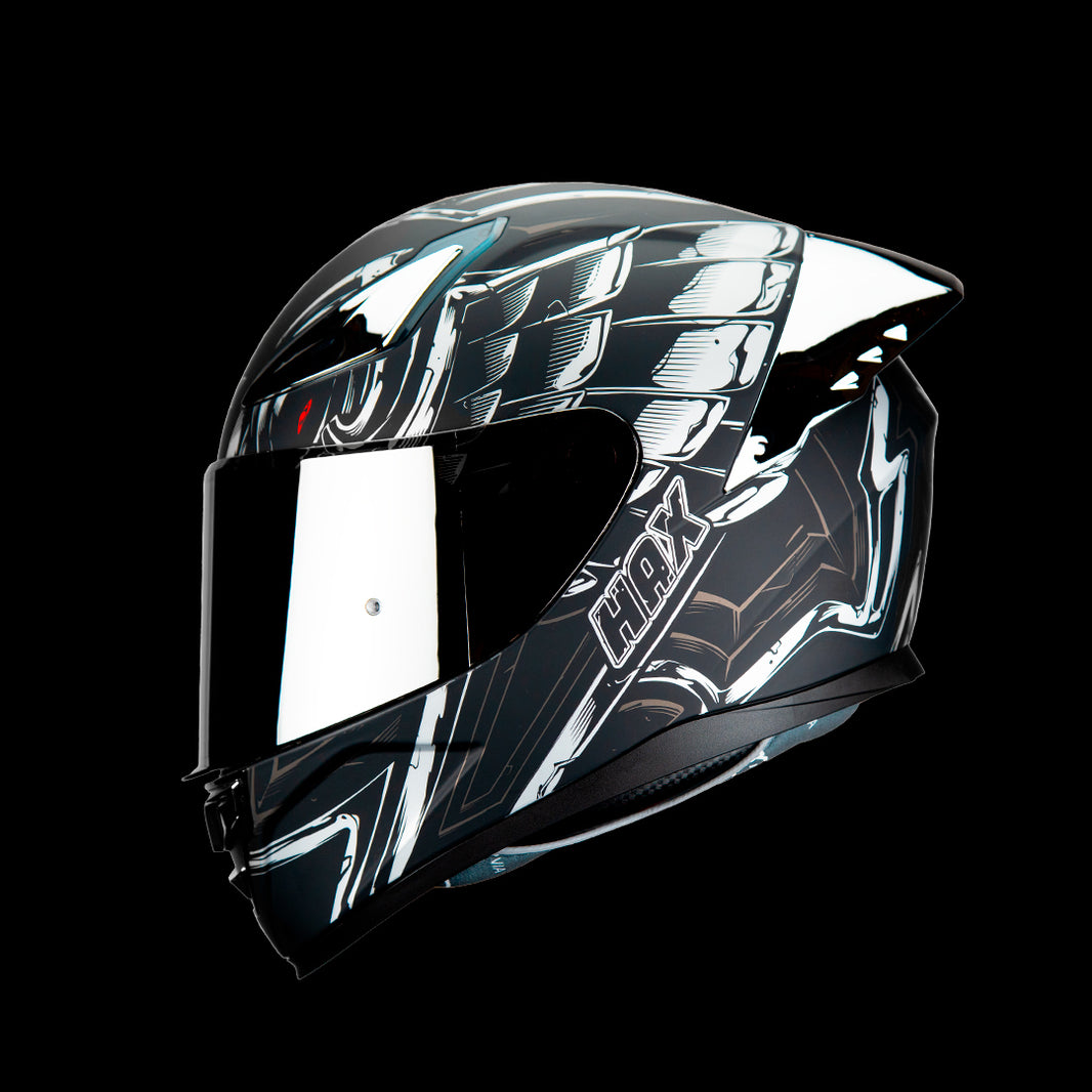ONIX RAPHA SILVER HELMET | Glossy Finish