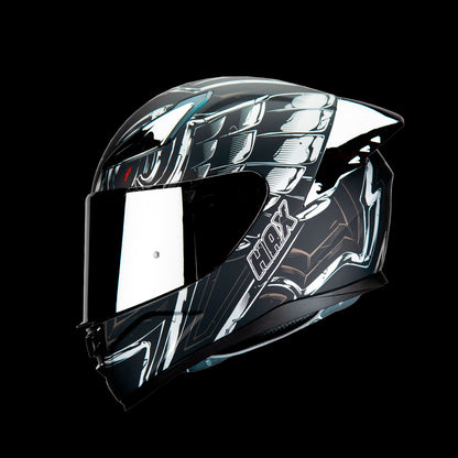 ONIX RAPHA SILVER HELMET | Glossy Finish