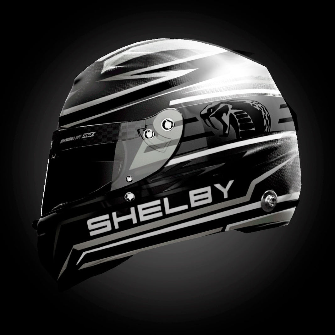 SHELBY RACING HELMETS | TALL TEXAN BLACK