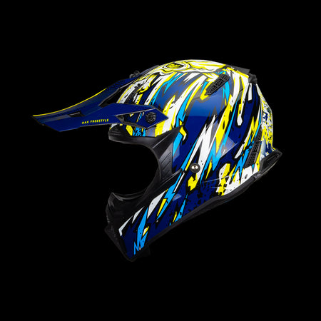 FREESTYLE BLUE HELMET | Glossy Finish