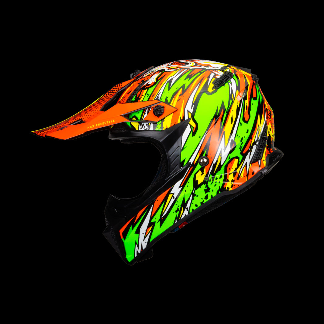 FREESTYLE ORANGE HELMET | Glossy Finish