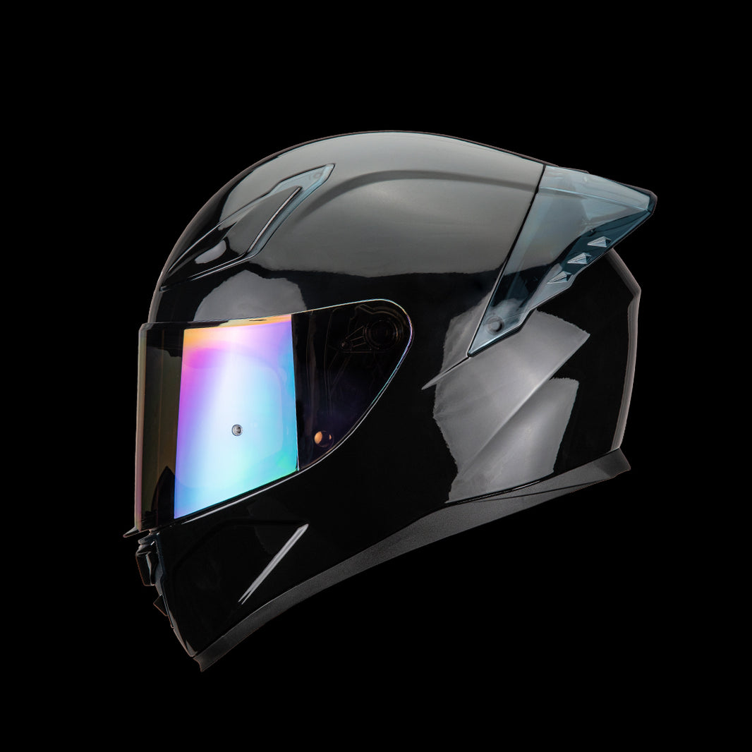 ONIX BLACK HELMET | Glossy Finish