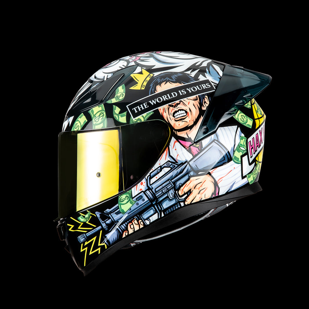 ONIX SCAR FACE HELMET | Matte Finish