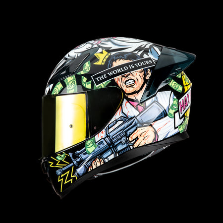 ONIX SCAR FACE HELMET | Matte Finish