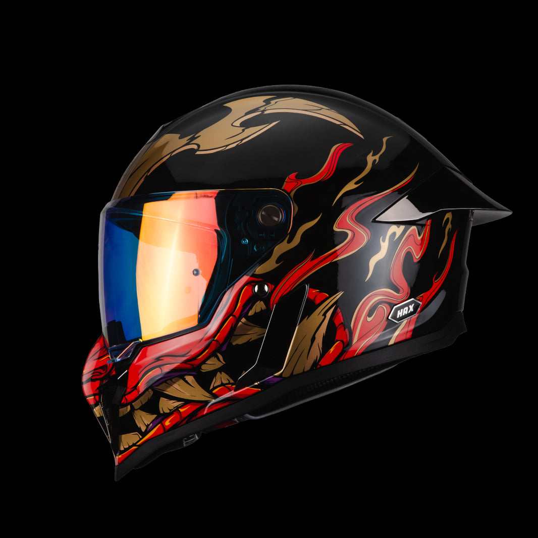 BLACK PEARL RED SHOGUN HELMET | Glossy Finish